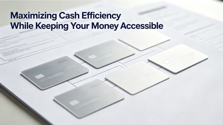 Maximizing Cash Efficiency While Keeping Your Money Accessible